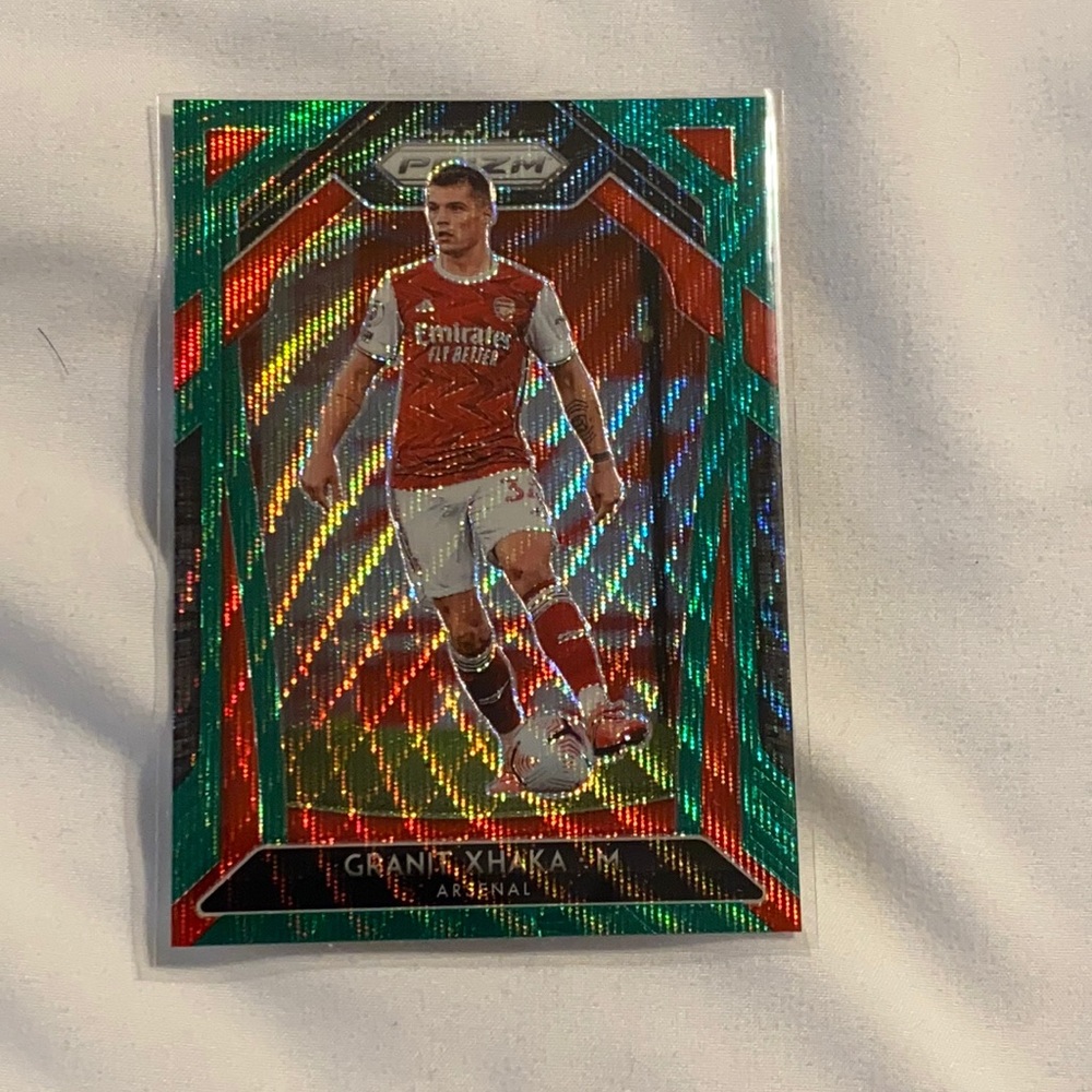 2021 prizm Granit xhaka green prizm